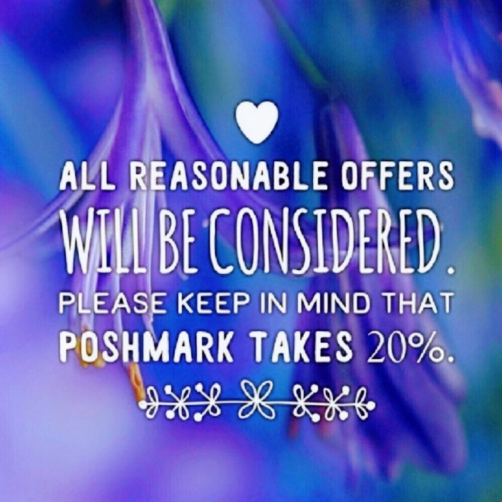 I will consider all reasonable offers.